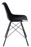 CHAIR GOAT SKIN BLACK WHITE45X42X78 7KG 390EURO - CHAIRS, STOOLS